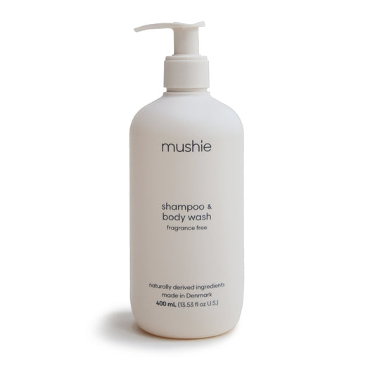 Mushie Baby Shampoo and Body Wash gentle formula for delicate baby skin