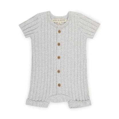 Shortie Romper & Jacquard Blanket Gift Set