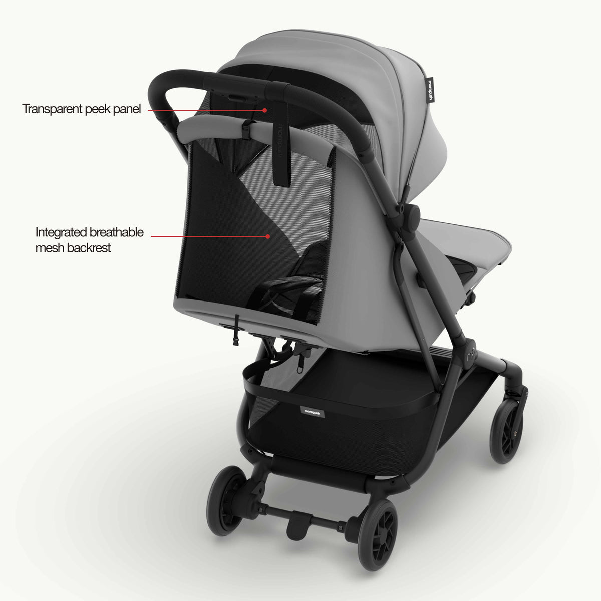 Mompush Velo Compact Travel Stroller, view 5