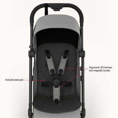 Mompush Velo Compact Travel Stroller, view 7