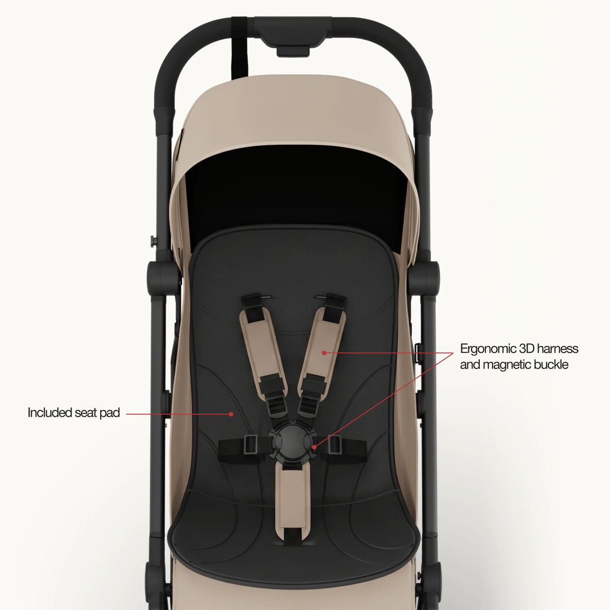 Mompush Velo Compact Travel Stroller, view 27