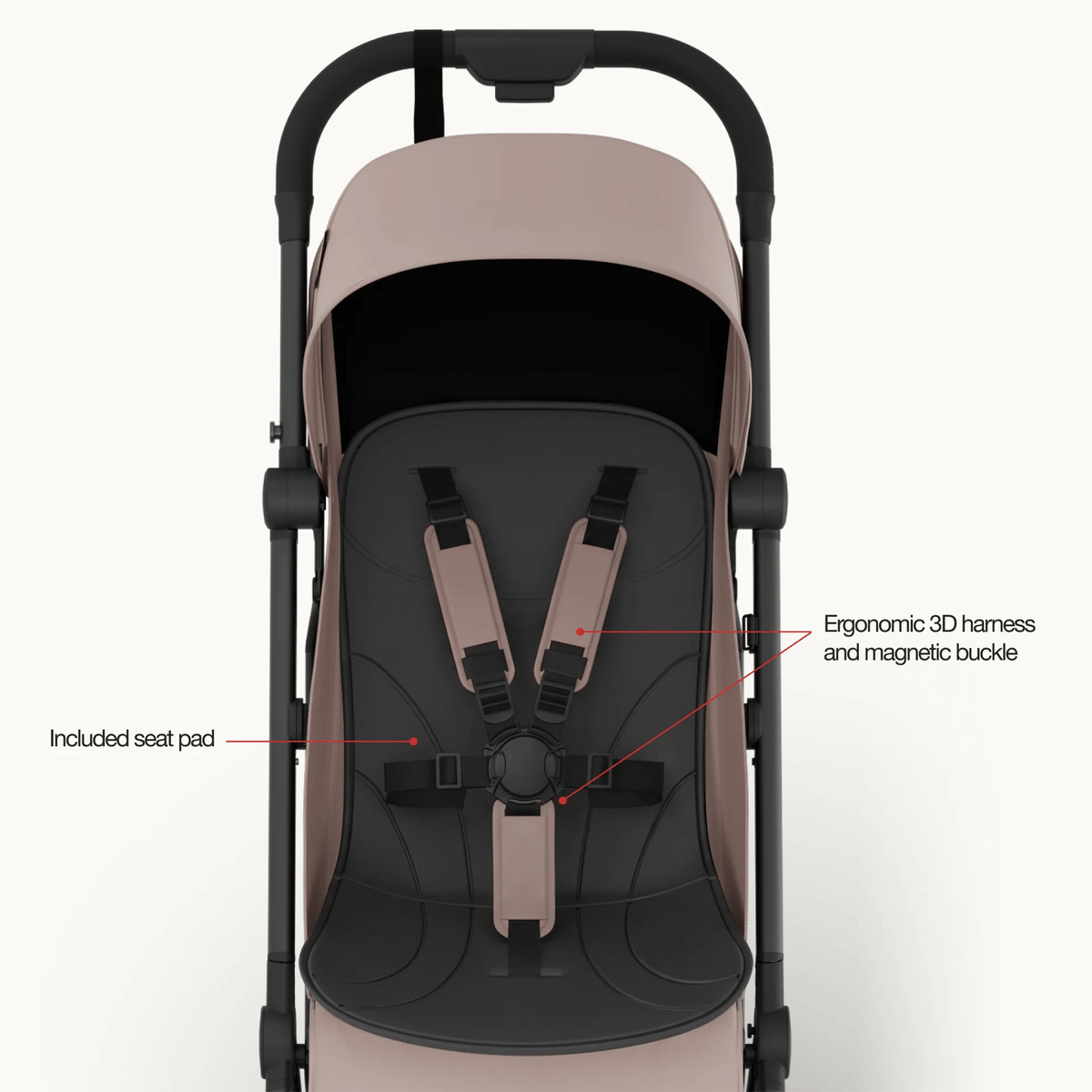 Mompush Velo Compact Travel Stroller, view 14