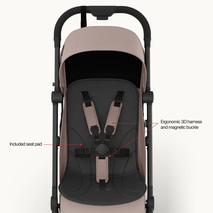 Mompush Velo Compact Travel Stroller, view 14
