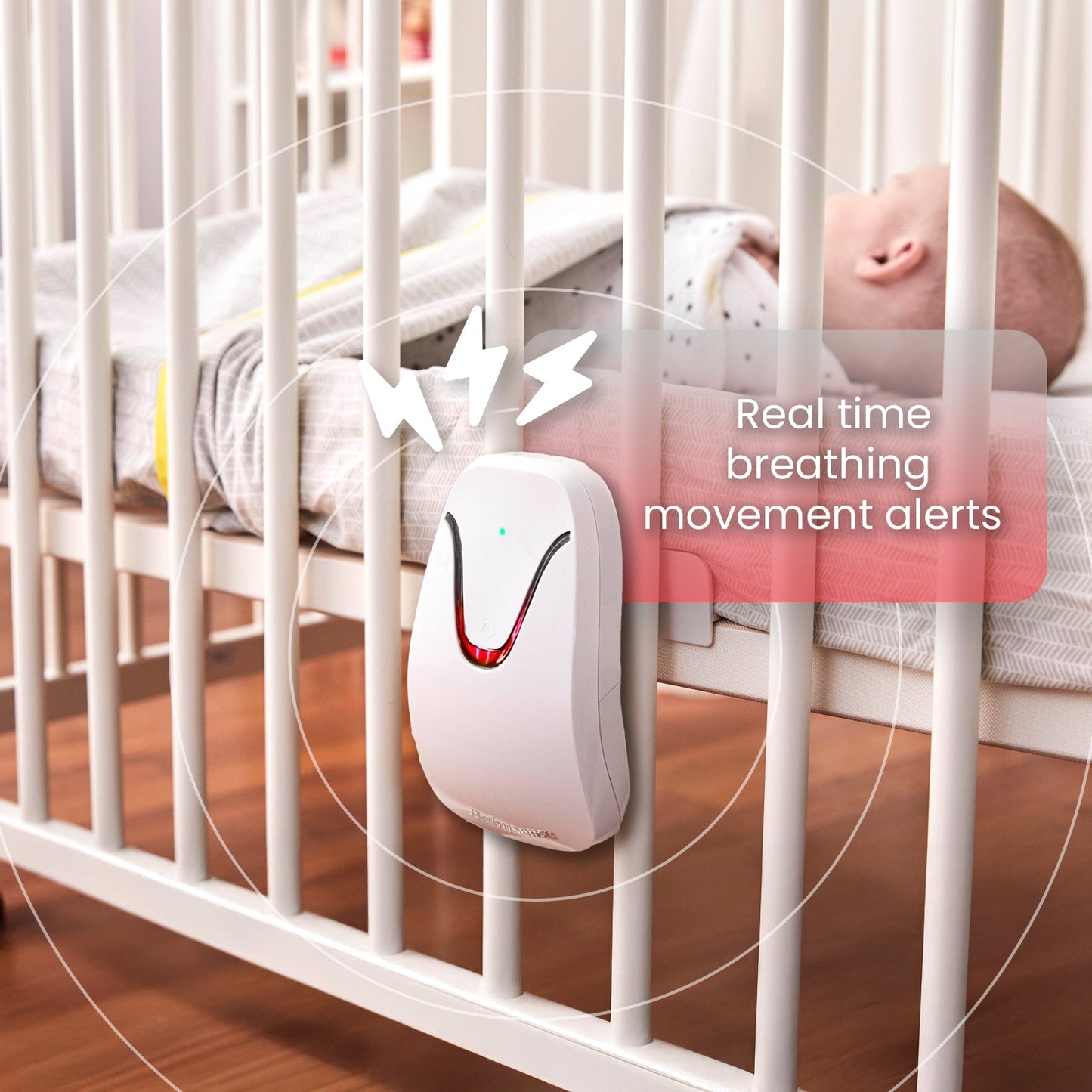 Babysense 7 - Baby Monitor with Breathing Motion Detection & Safety Alerts