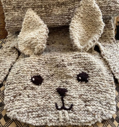 Organic Wool Play Mat + Nursery Rug  | Bunny