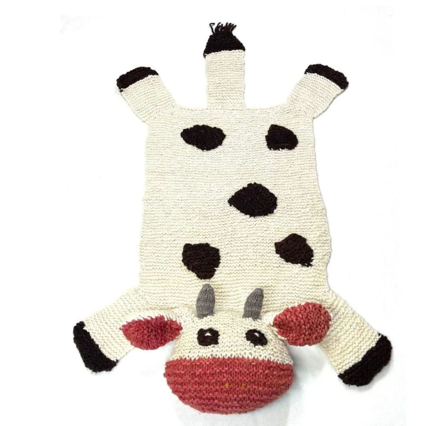 Organic Wool Play Mat + Nursery Rug  | Cow