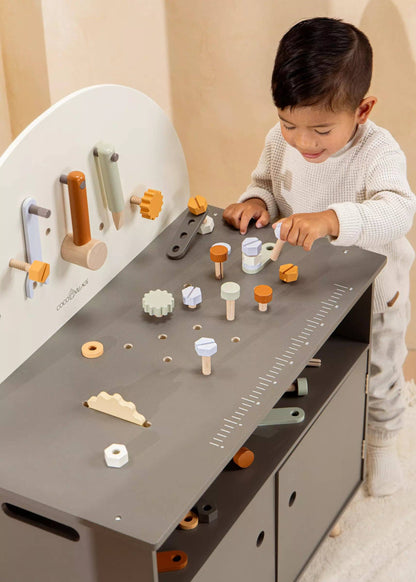 Wooden Workbench Playset