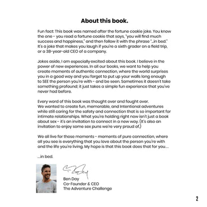 ...In Bed | Couples Book