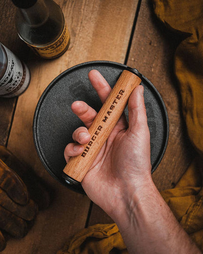 Burger Master Cast Iron Grill Press