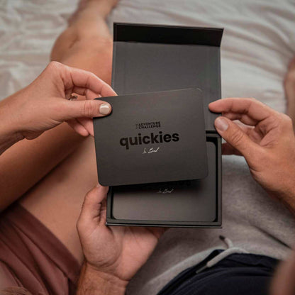 Sexy Couples Game box with 30 scratch-off date night challenges for couples.