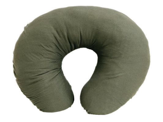Moss Ribbed Nursing Pillow Cover