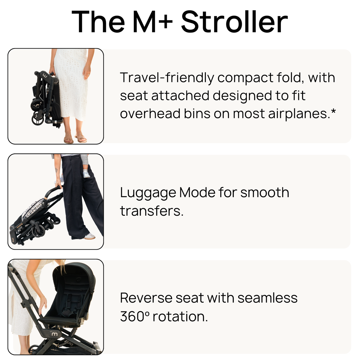 Orbit Baby M+ Stroll and Ride Compact Travel System