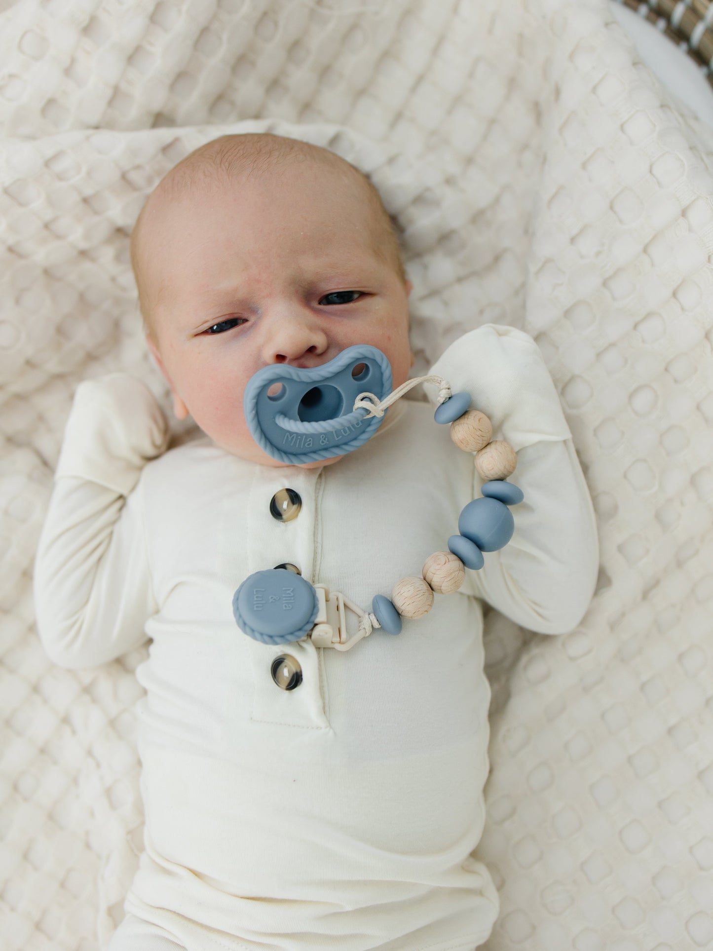 Orthodontic Shape Silicone Baby Pacifiers (Set of 2)