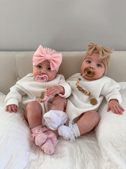 Orthodontic Shape Silicone Baby Pacifiers (Set of 2)