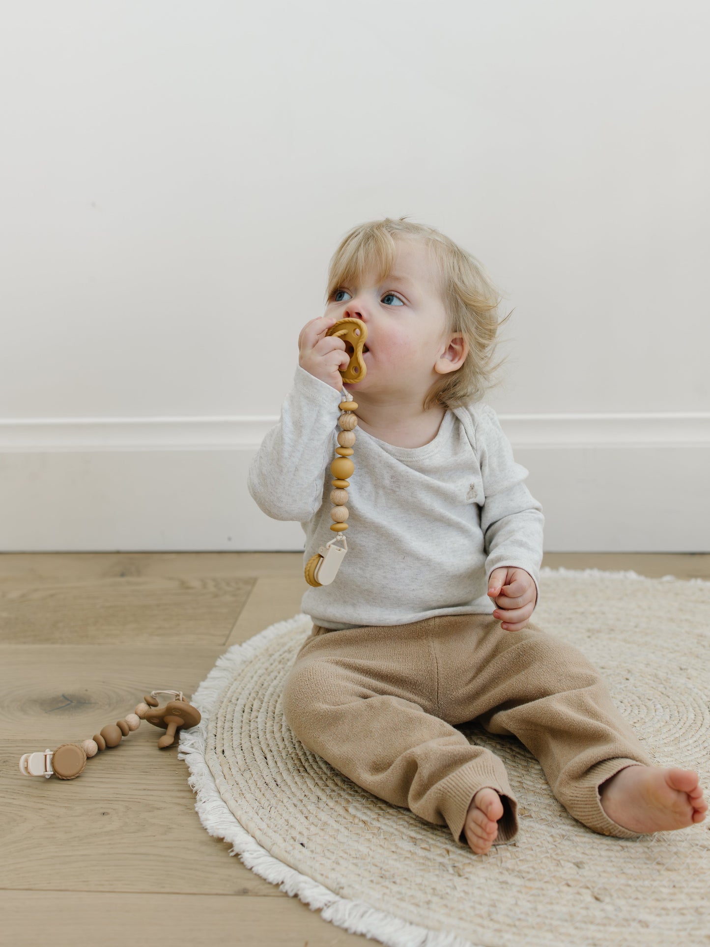 Orthodontic Shape Silicone Baby Pacifiers (Set of 2)