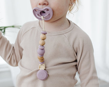 Orthodontic Shape Silicone Baby Pacifiers (Set of 2)