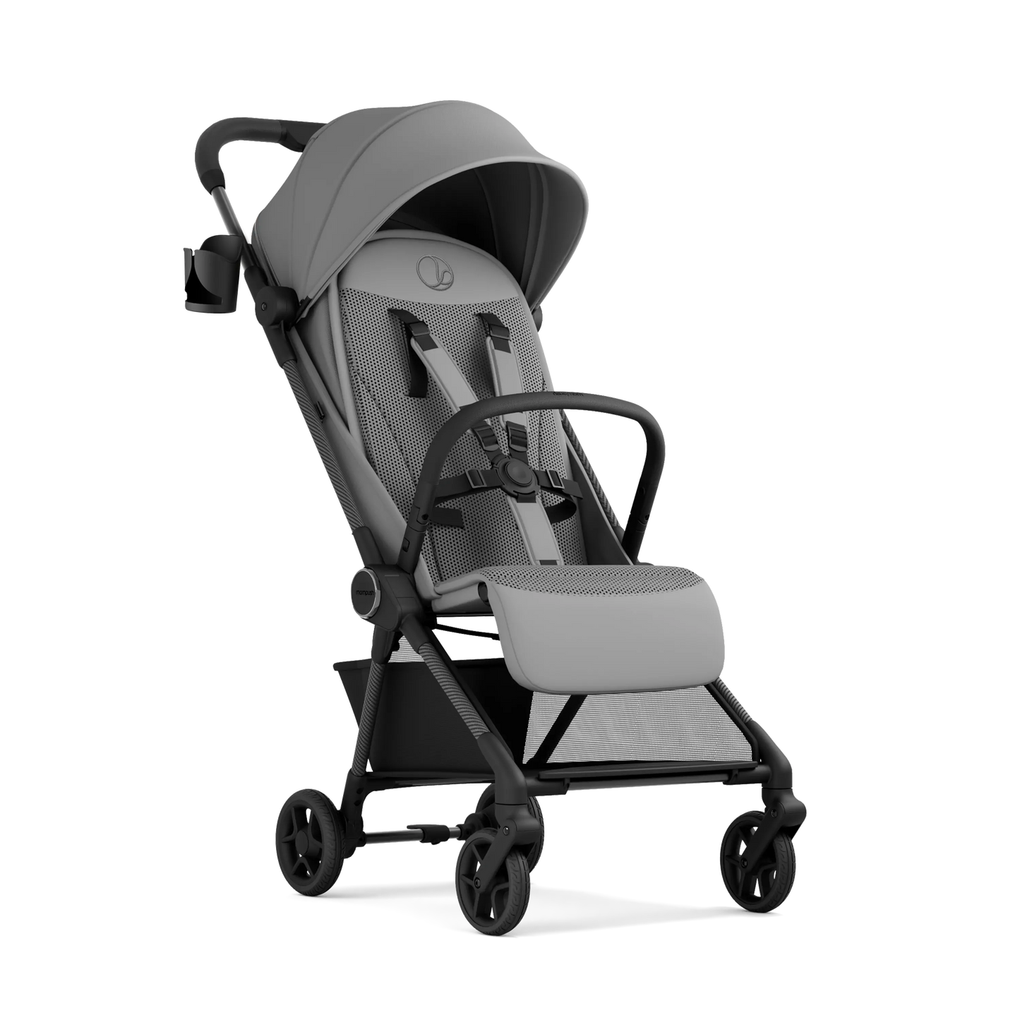 Mompush Nexis ultra-lightweight carbon fiber auto-fold travel stroller at 11.5 lbs