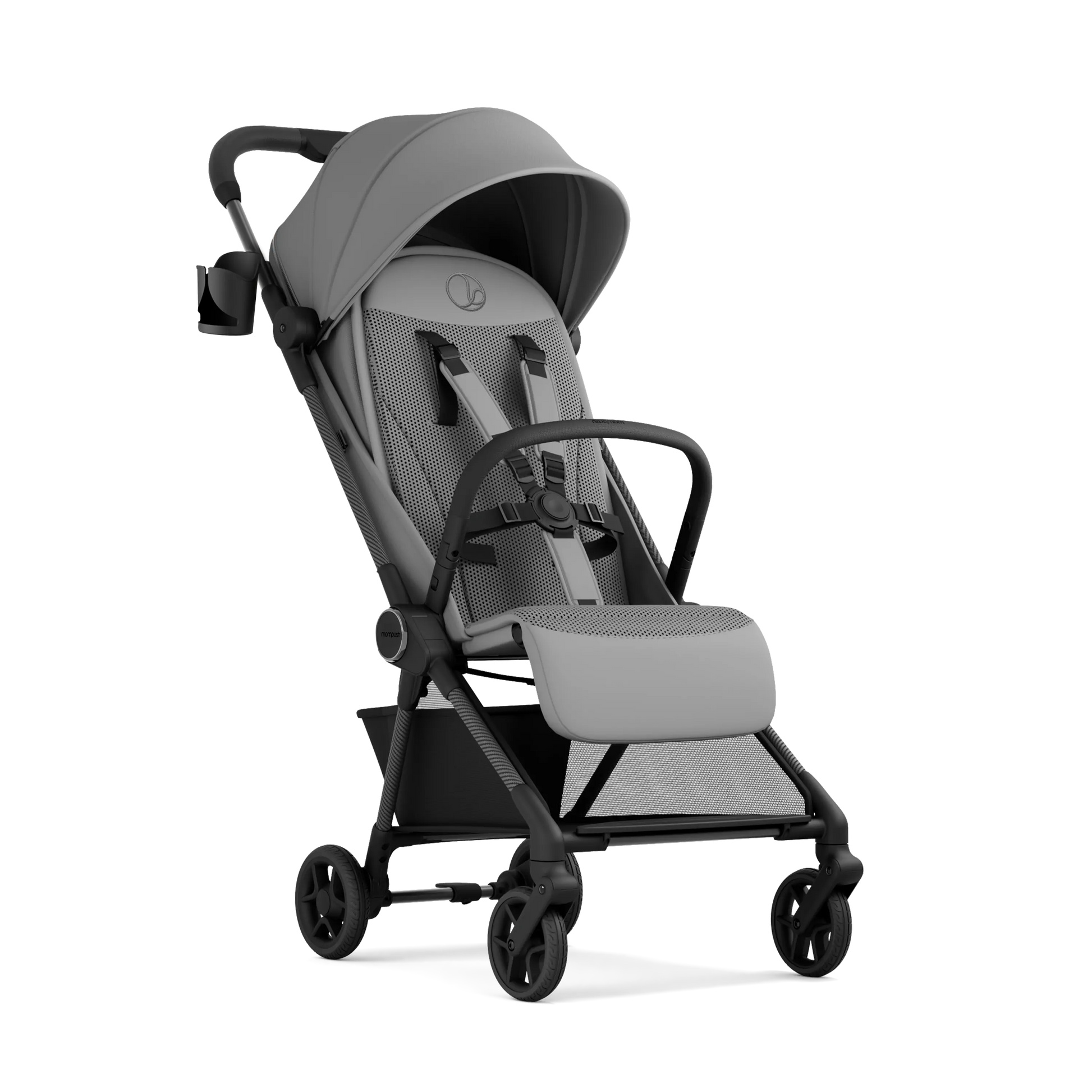 Mompush Nexis ultra-lightweight carbon fiber auto-fold travel stroller at 11.5 lbs