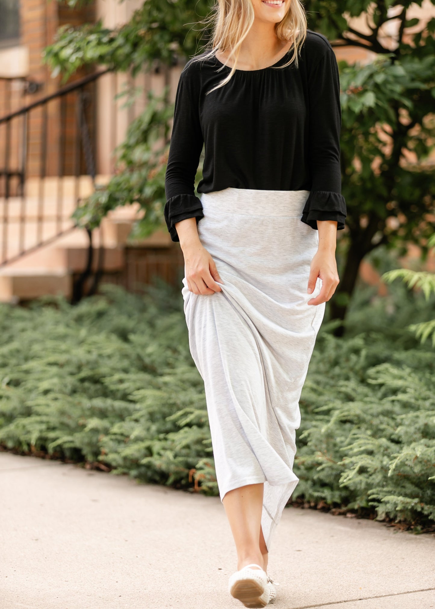 Clarise Premium Knit Maxi Skirt