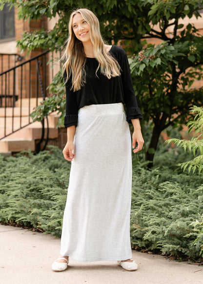 Clarise Premium Knit Maxi Skirt
