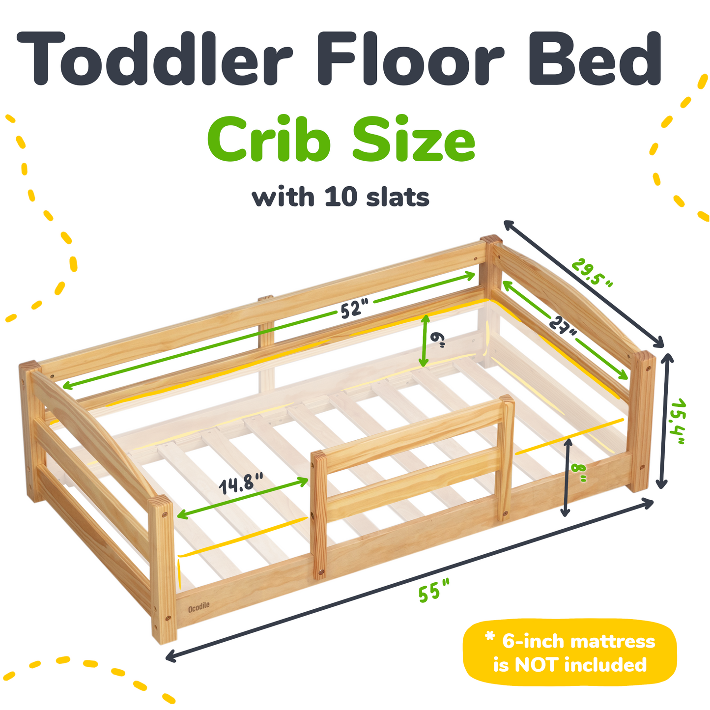 Floor Bed - Crib Size