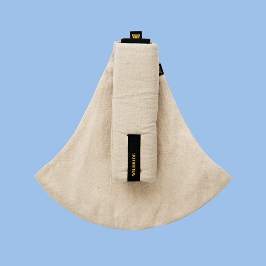Wildride Toddler Carrier Sand Linen, a breathable linen toddler hip carrier for everyday adventures