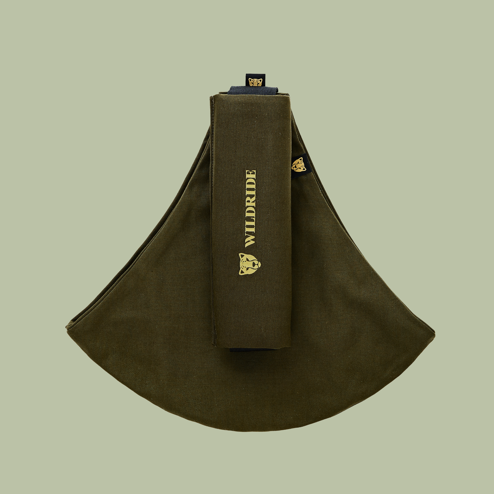 Wildride USA army green toddler hip carrier ergonomic stroller alternative for babywearing